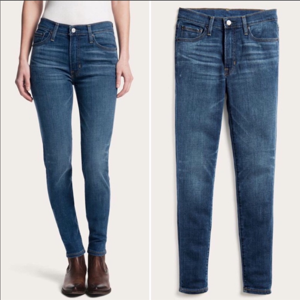 Frye High Rise Skinny Medium Wash Blue Jeans size 27 - Picture 3 of 7